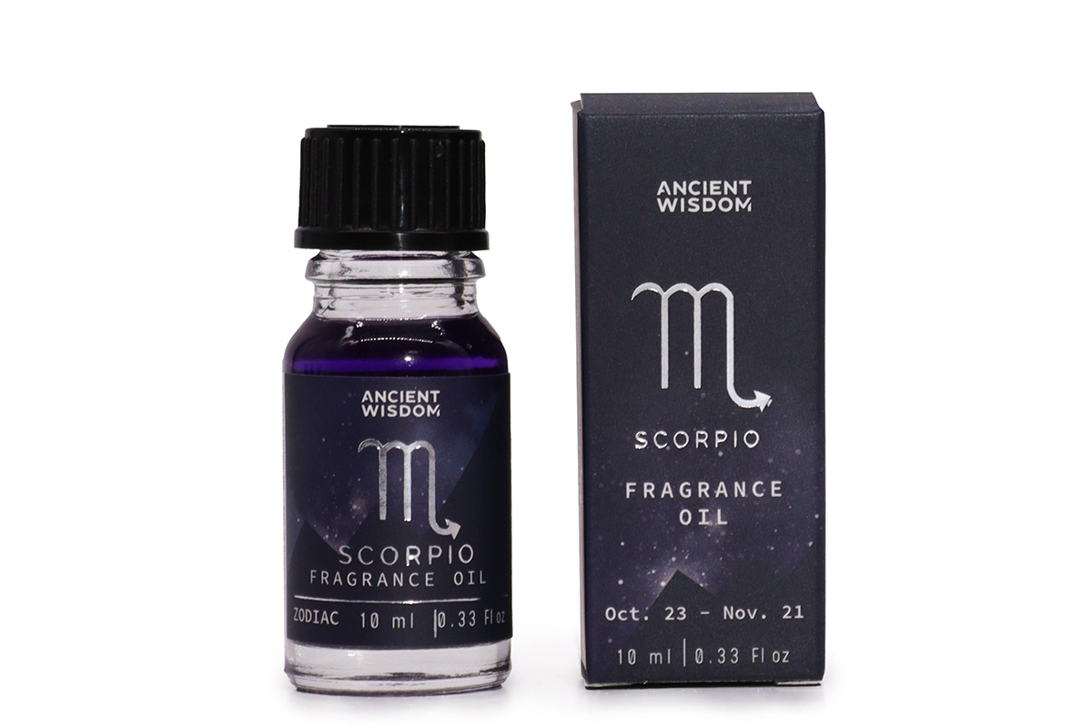 Skorpiono zodiako ženklo aliejus