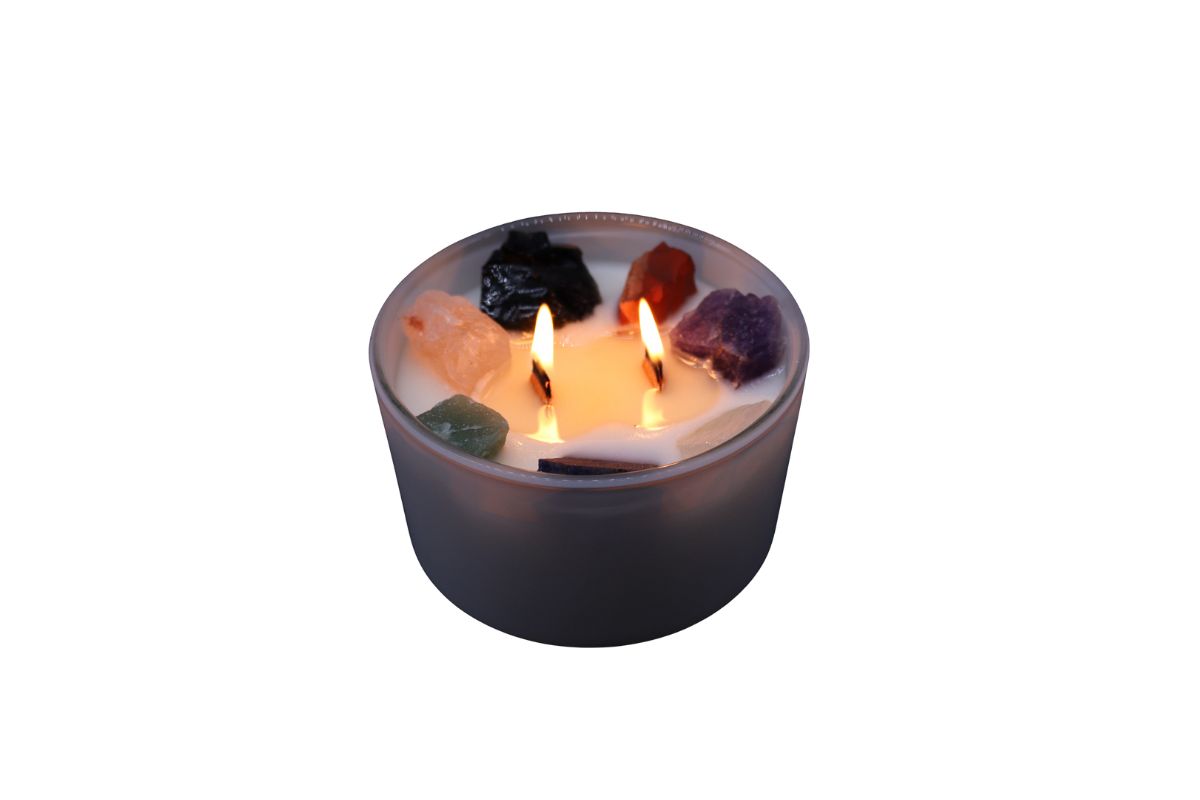 Čakrų kristalų žvakė - Image 2