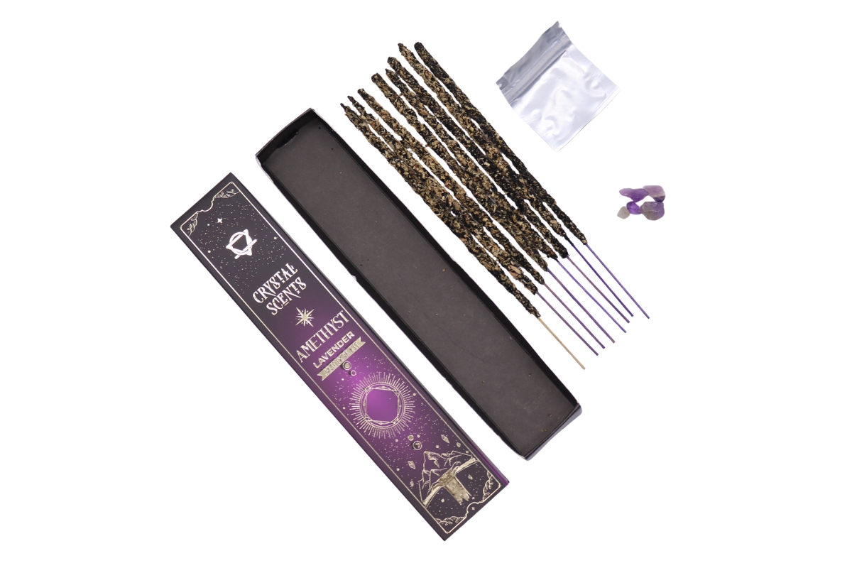 Smilkalai su kristalais ametistas